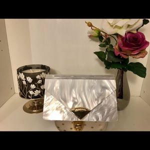 Michael Kors Opalescent Clutch w/Matching Wallet